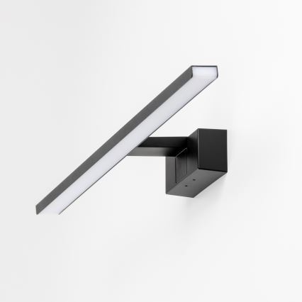 Aigostar - LED osvetlenie zrkadla do kúpeľne LED/8W/230V 4000K 40 cm IP44 čierne