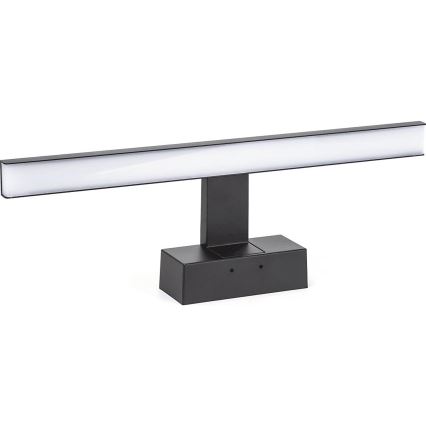 Aigostar - LED osvetlenie zrkadla do kúpeľne LED/8W/230V 4000K 40 cm IP44 čierne