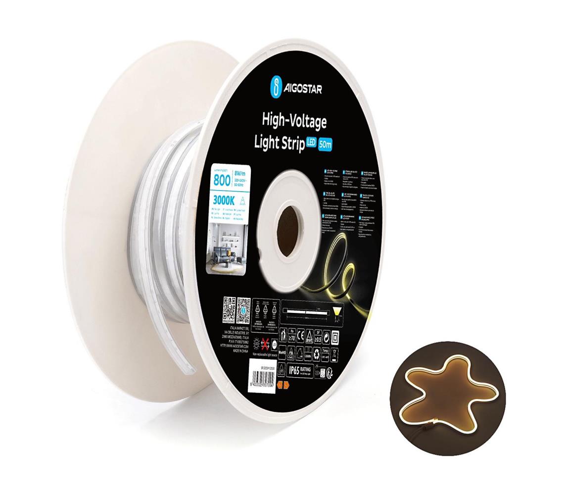 B.V. - LED Pásik 50m LED/400W/230V 3000K IP65