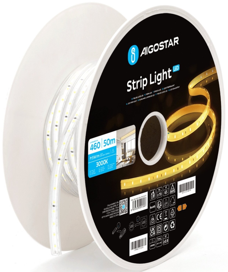Aigostar - LED Pásik LED/250W/230V 50m 3000K IP65