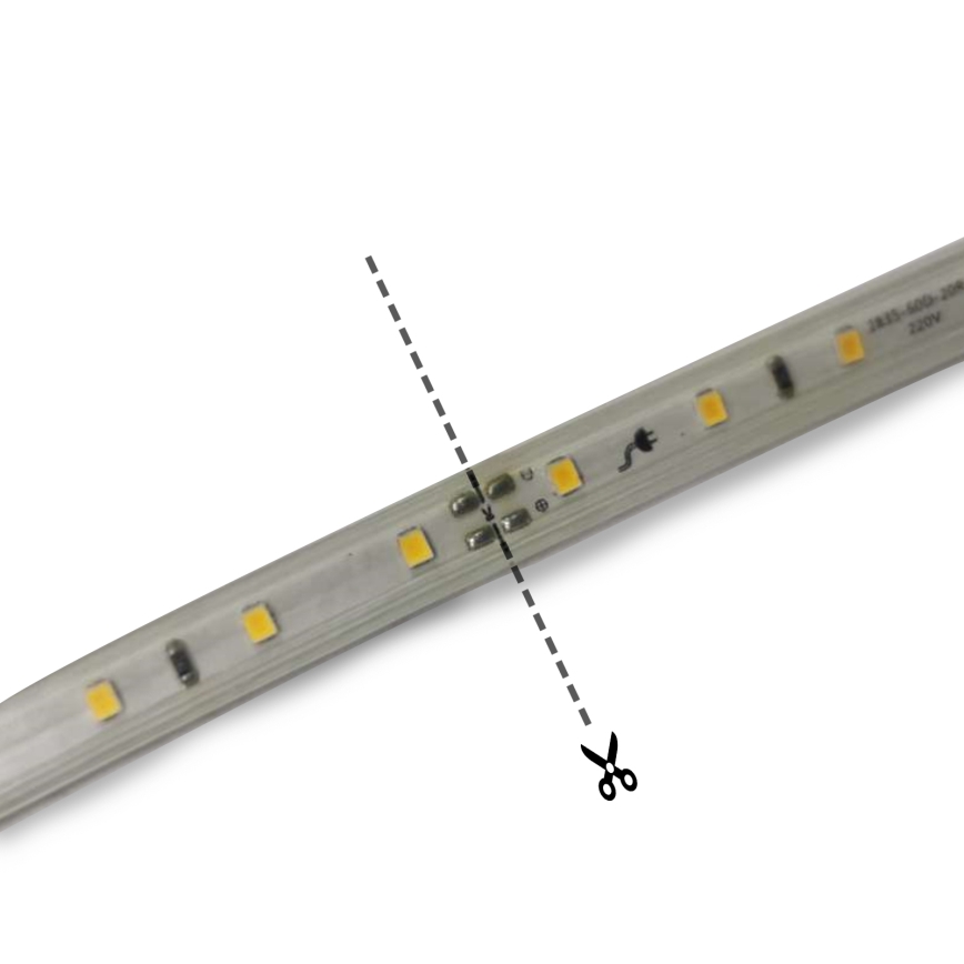 Aigostar - LED Pásik LED/250W/230V 50m 3000K IP65