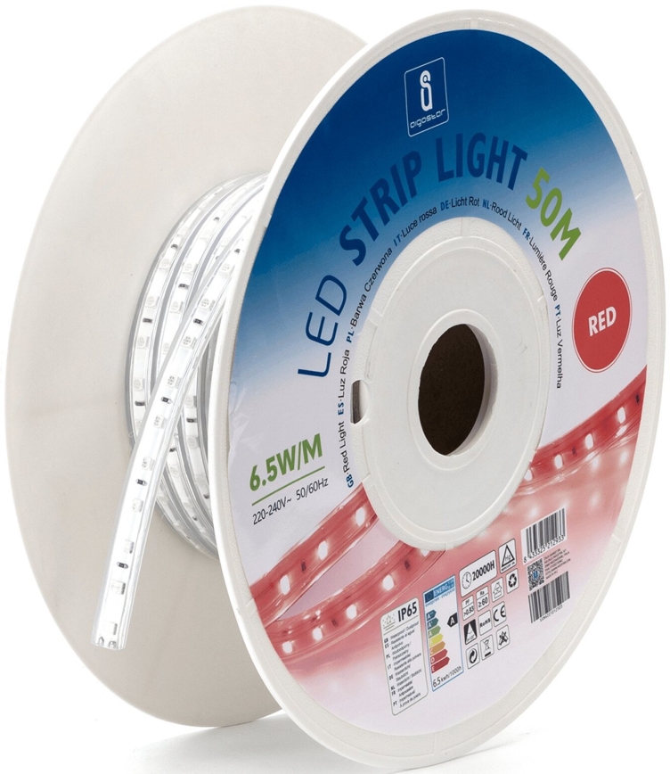 Aigostar - LED Pásik LED/325W/230V 50m červená IP65