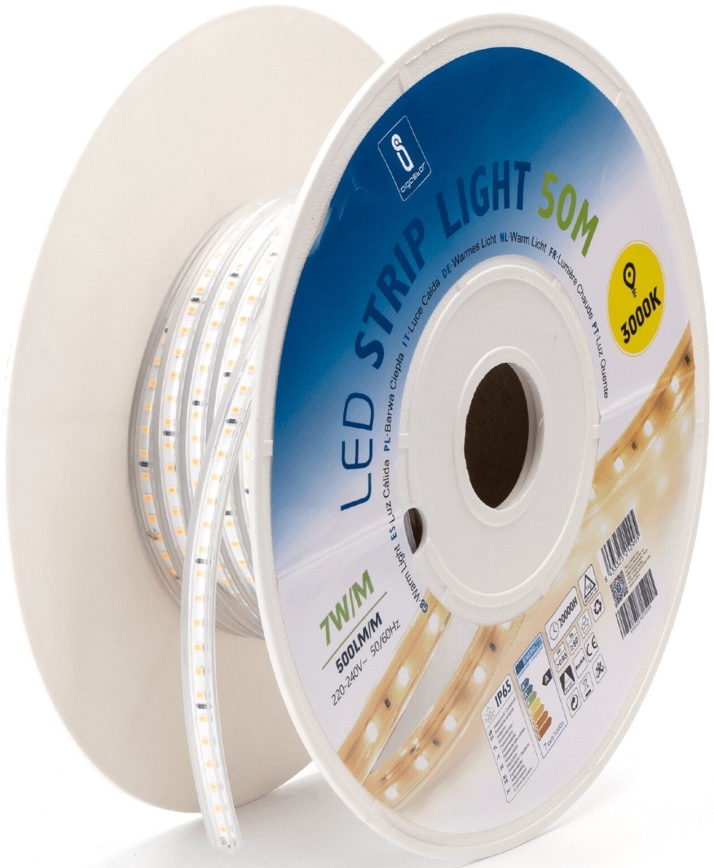 Aigostar - LED Pásik LED/350W/230V 50m 3000K IP65