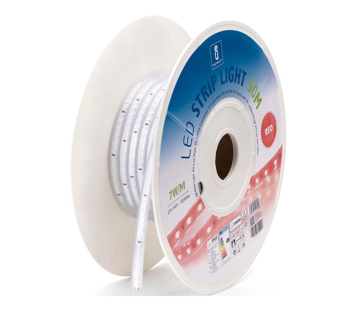 B.V. - LED Pásik LED/350W/230V 50m červená IP65