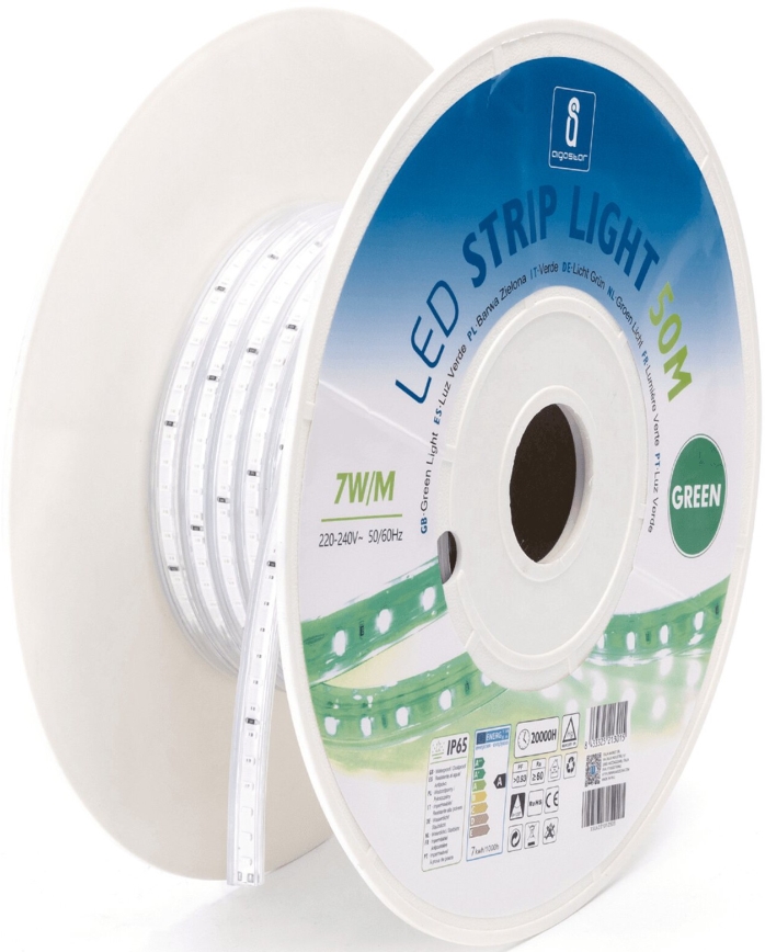Aigostar - LED Pásik LED/350W/230V 50m zelená IP65