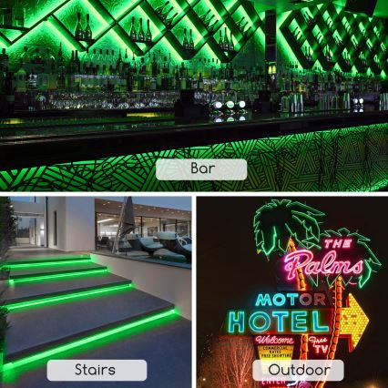 Aigostar - LED Pásik LED/350W/230V 50m zelená IP65