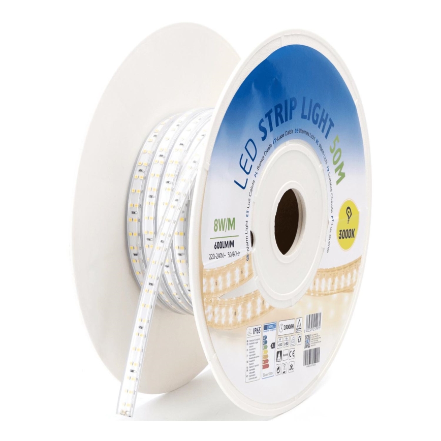 Aigostar - LED Pásik LED/400W/230V 50m 3000K IP65