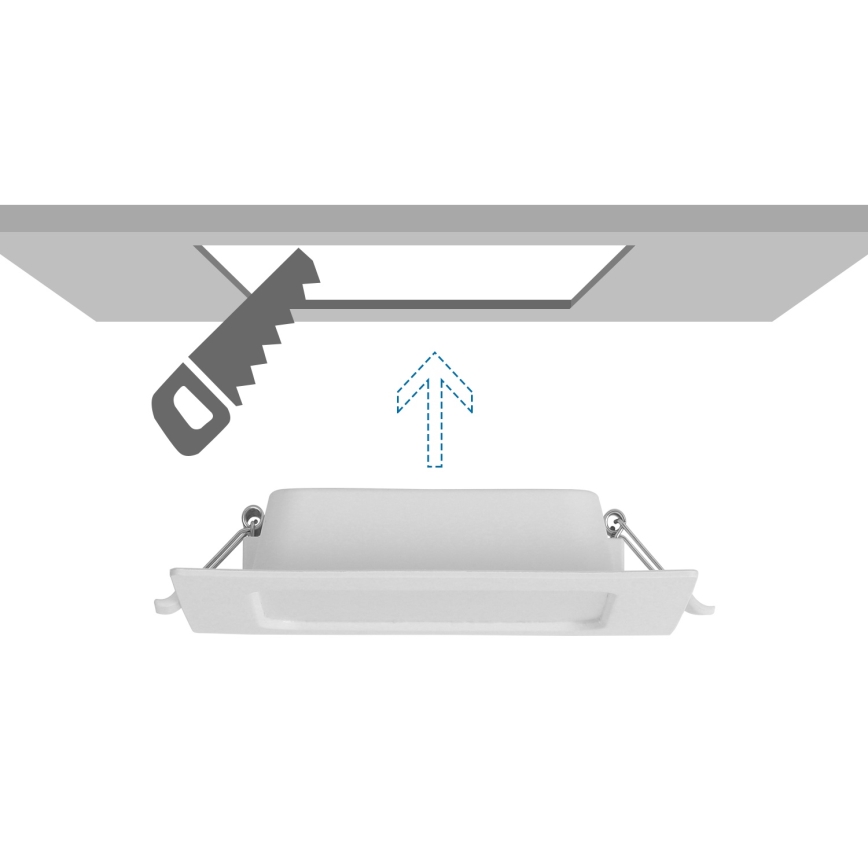 Aigostar - LED podhľadové svietidlo LED/6W/230V 6500K 12x12 cm biela