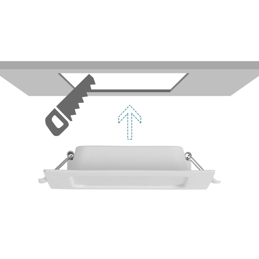 Aigostar - LED podhľadové svietidlo LED/9W/230V 4000K 14,5x14,5 cm biela