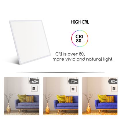 Aigostar - LED Podhľadový panel LED/40W/230V 6500K 60x60cm biela