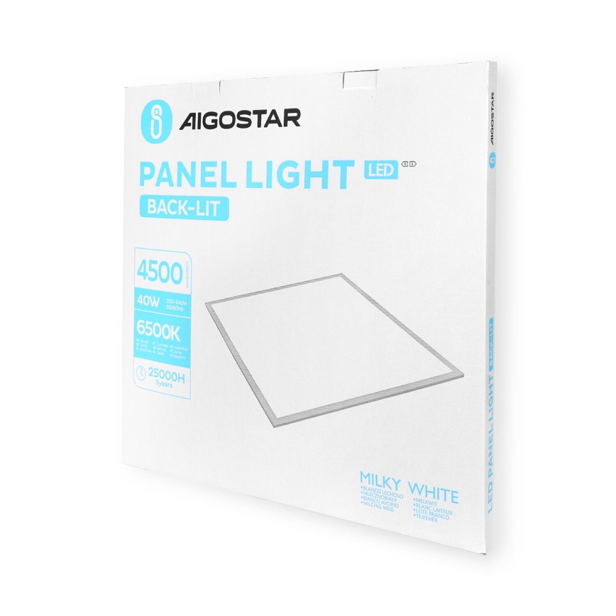 Aigostar - LED Podhľadový panel LED/40W/230V 6500K 60x60cm biela