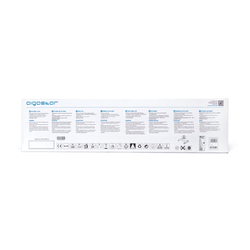 Aigostar - LED Podhľadový panel LED/50W/230V 6500K 120x30cm biela