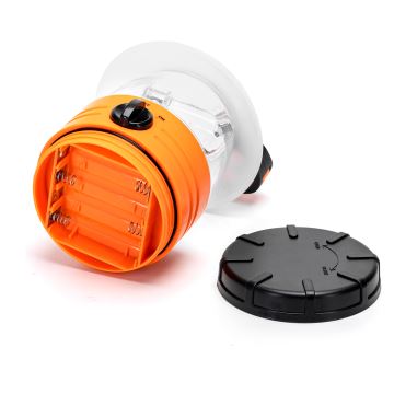 Aigostar - LED Prenosná kempingová lampa LED/4xAA oranžová