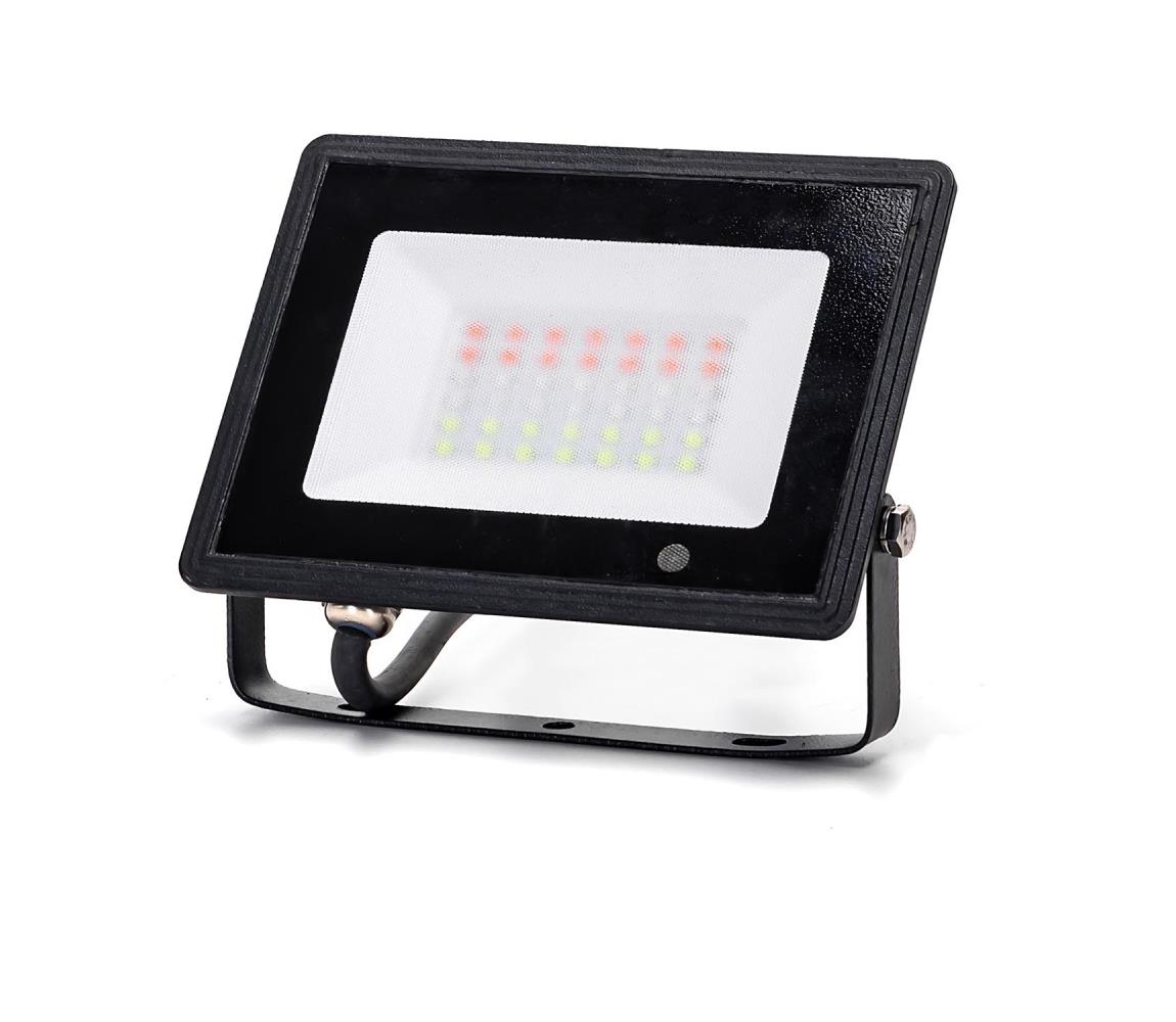 B.V.  - LED reflektor RGBW 30W/230V IP65 + diaľkové ovládanie B10202J89