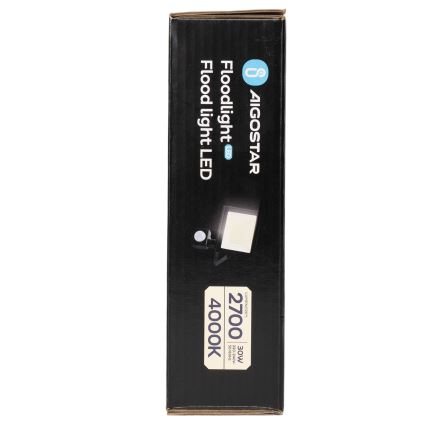 Aigostar - LED reflektor s pohybovým senzorom LED/30W/230V 4000K IP65