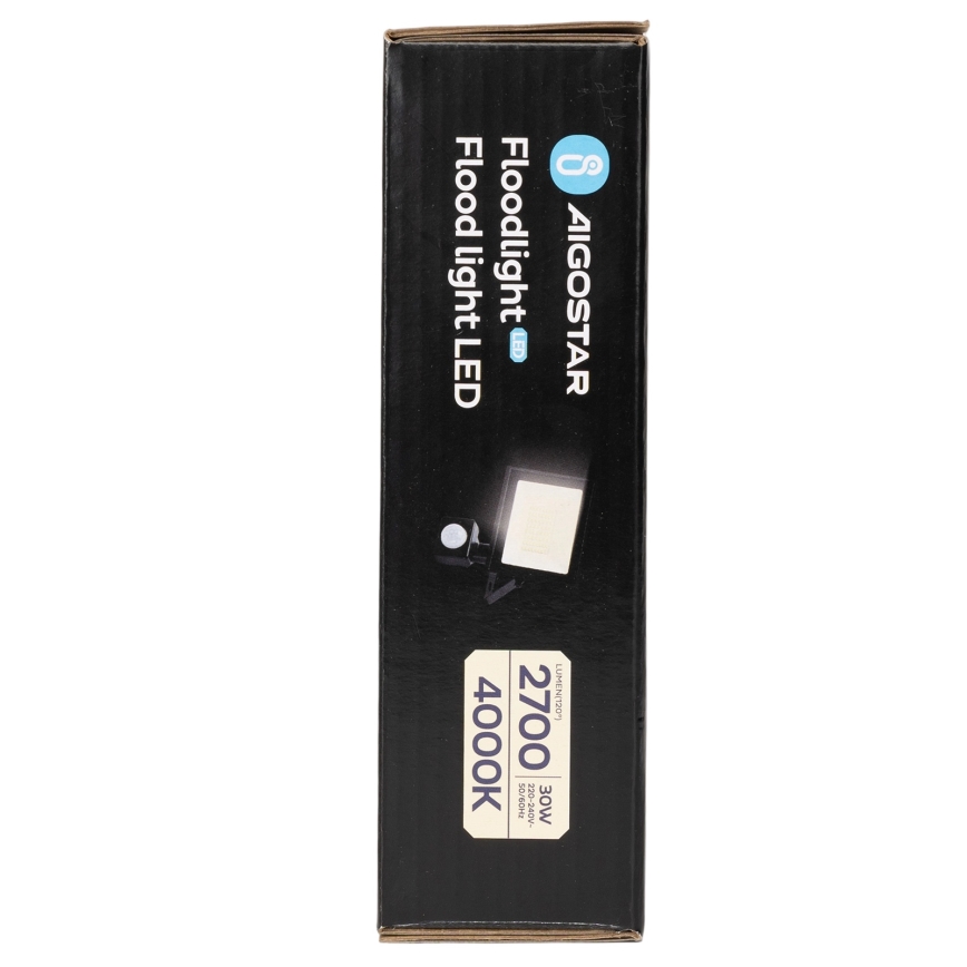 Aigostar - LED reflektor s pohybovým senzorom LED/30W/230V 4000K IP65