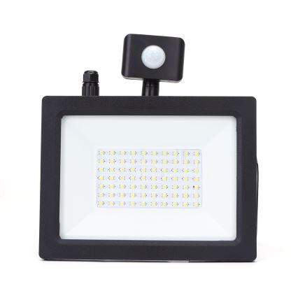 Aigostar - LED Reflektor so senzorom LED/50W/230V 6400K IP65 čierna