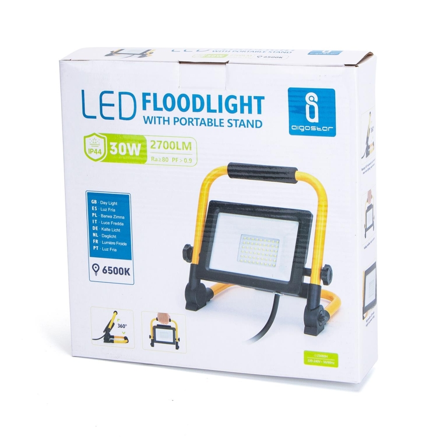 Aigostar - LED Reflektor so stojanom LED/30W/230V IP44