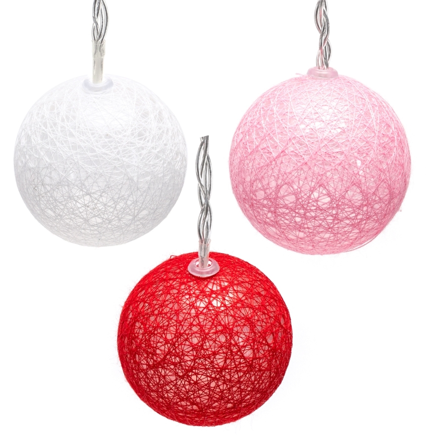 Aigostar - LED  reťaz 10xLED/3xAA 2m teplá biela