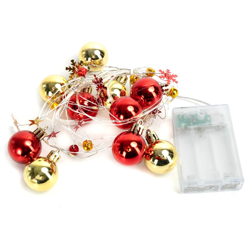 Aigostar - LED  reťaz 20xLED/3xAA 2m teplá biela