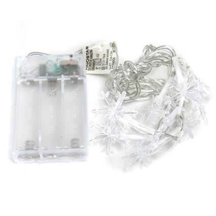 Aigostar - LED  reťaz 20xLED/3xAA 3,3m vločky