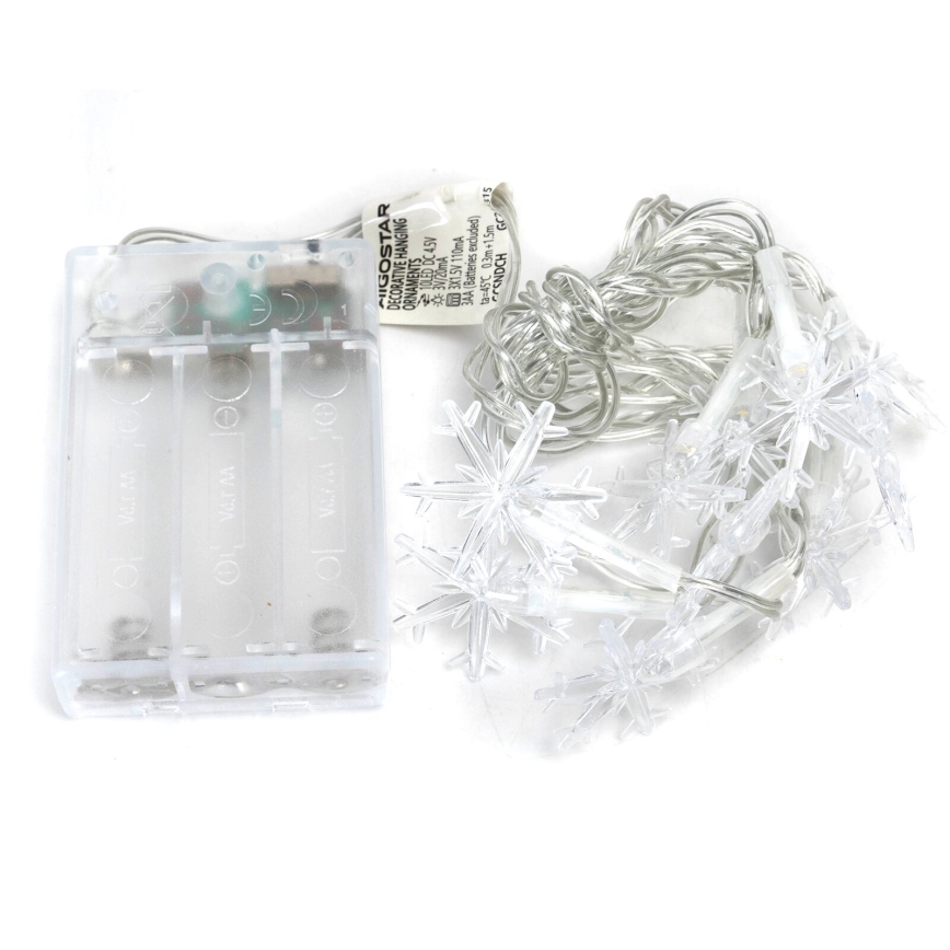 Aigostar - LED  reťaz 20xLED/3xAA 3,3m vločky