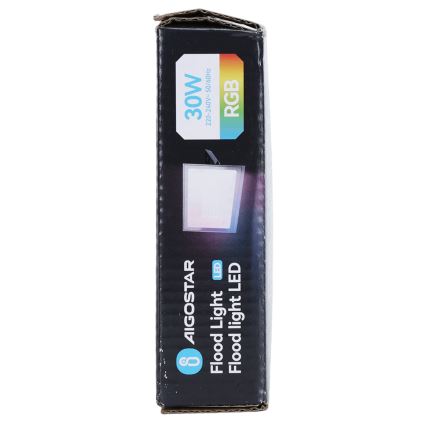 Aigostar - LED RGB reflektor 30 W/230 V, IP65 + diaľkové ovládanie