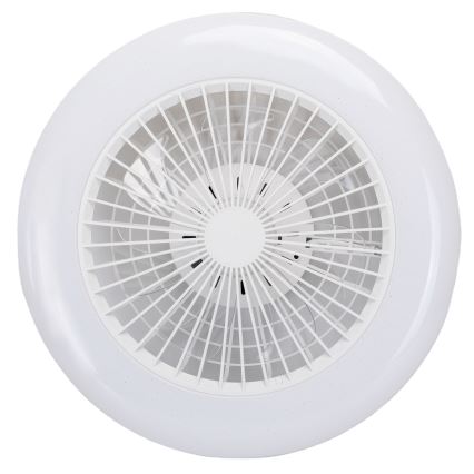 Aigostar - LED RGB Stmievateľné stropné svietidlo s ventilátorom MESH LED/40W/230V 2700-6500K biela + diaľkové ovládanie