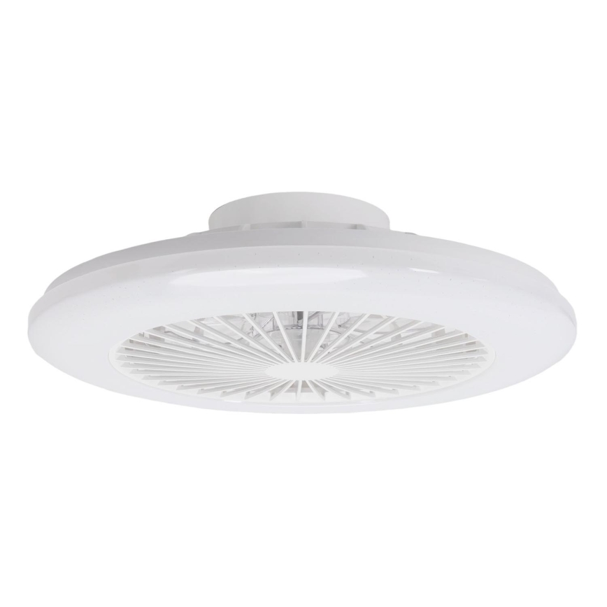 Aigostar - LED RGB Stmievateľné stropné svietidlo s ventilátorom MESH LED/40W/230V 2700-6500K biela + diaľkové ovládanie