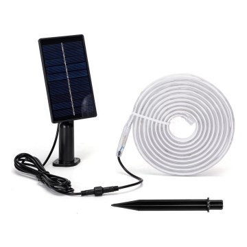 Aigostar - LED RGB stmievateľný solárny pásik LED/1,6W/3,2V 3+2m IP65 1800 mAh + diaľkové ovládanie
