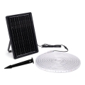 Aigostar - LED RGB Stmievateľný solárny pásik LED/10W/3,2V 10 m IP65 8000 mAh + diaľkové ovládanie