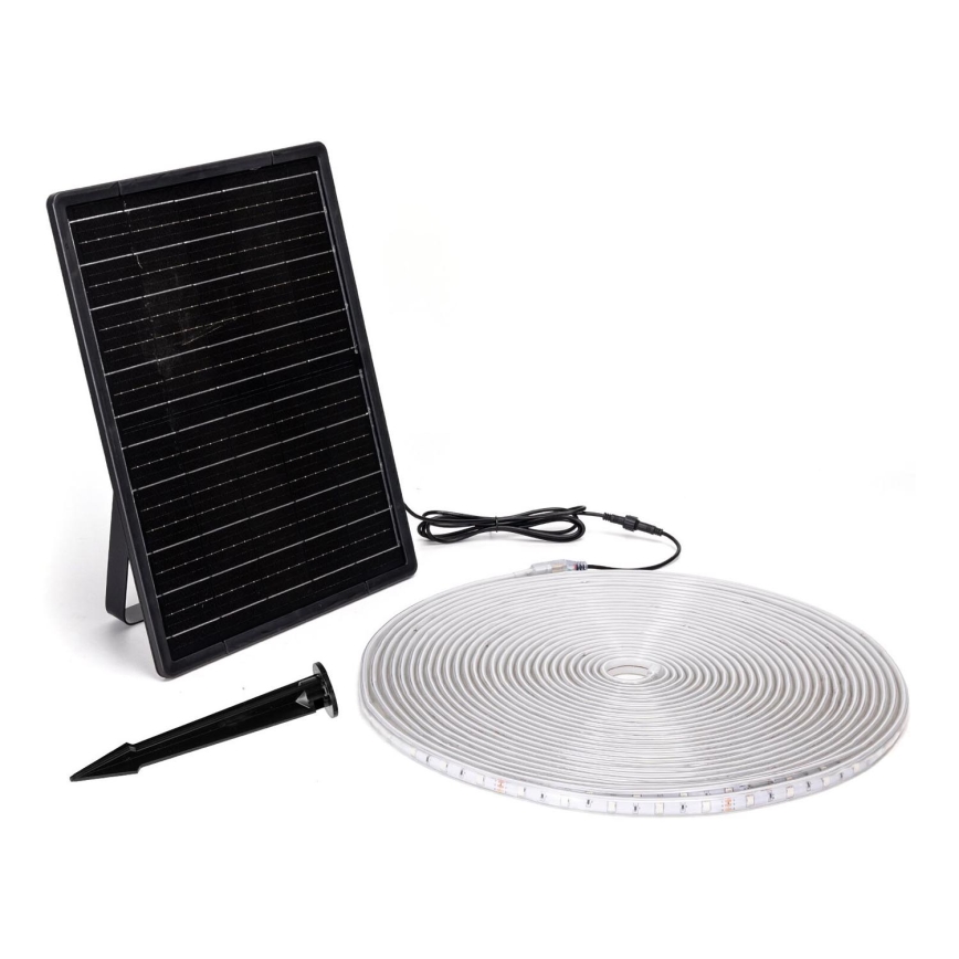Aigostar - LED RGB Stmievateľný solárny pásik LED/20W/3,2V 20 m IP65 20000 mAh + diaľkové ovládanie