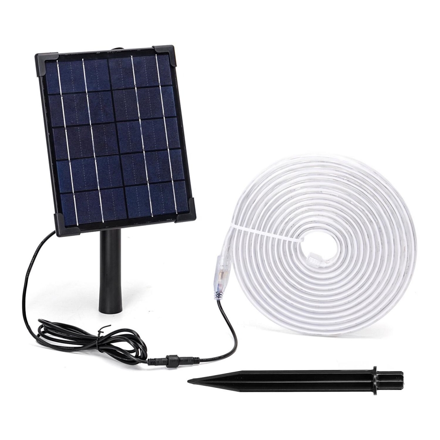Aigostar - LED RGB Stmievateľný solárny pásik LED/5W/3,2V 5+2m IP65 4000 mAh + diaľkové ovládanie