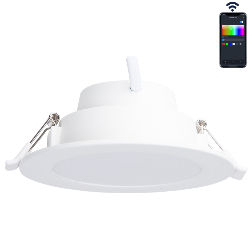 Aigostar - LED RGBW Stmievateľné kúpeľňové podhľadové svietidlo MESH Smart LED/9W/230V 2700-6500K IP44