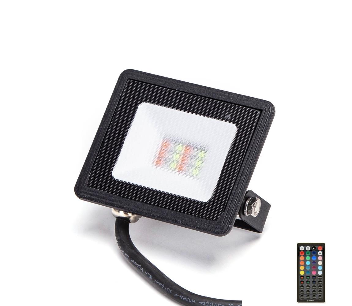 B.V.  - LED RGBW reflektor LED/10W/230V IP65 + diaľkový ovládač B10202J84