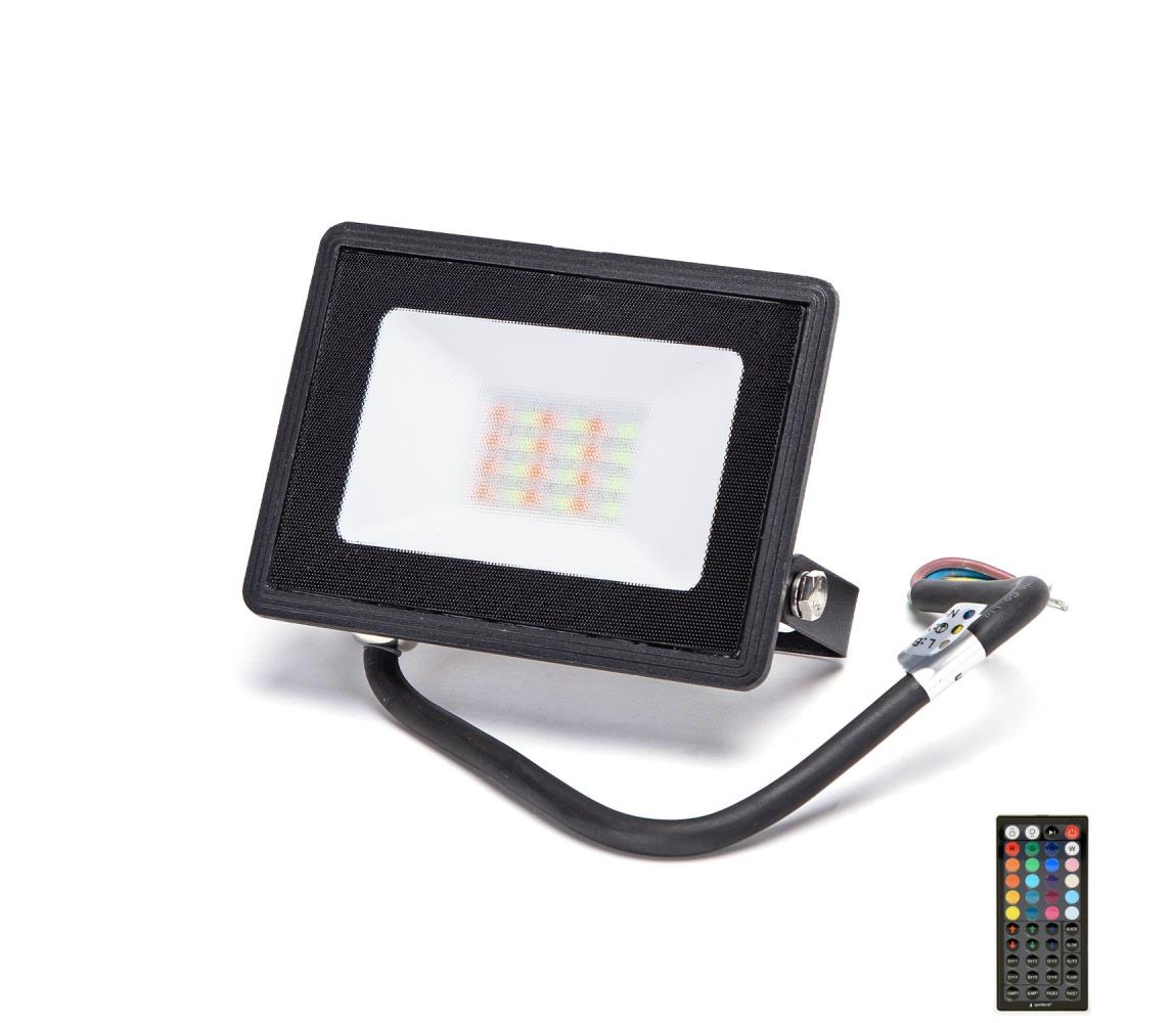 B.V.  - LED RGBW reflektor LED/20W/230V IP65 + diaľkové ovládanie B10202J85