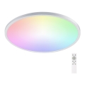 Aigostar - LED RGBW Stmievateľné kúpeľňové stropné svietidlo LED/24W/230V 3000-6500K pr. 42 cm IP44 + diaľkové ovládanie