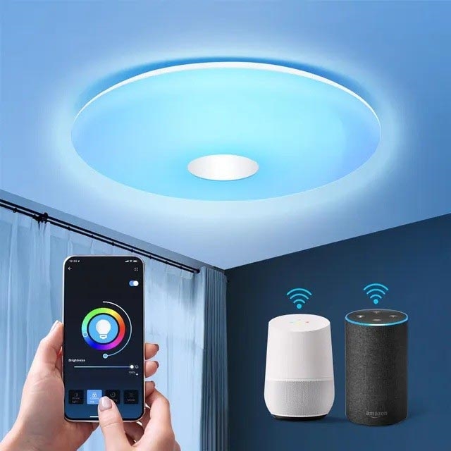 Aigostar - LED RGBW Stmievateľné stropné svietidlo 18W/230V pr. 34 cm Wi-Fi