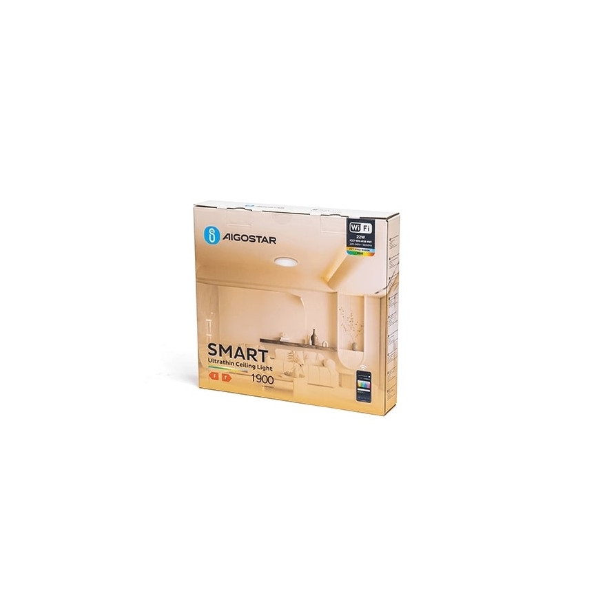 Aigostar - LED RGBW Stmievateľné stropné svietidlo LED/22W/230V 2700-6500K Wi-Fi
