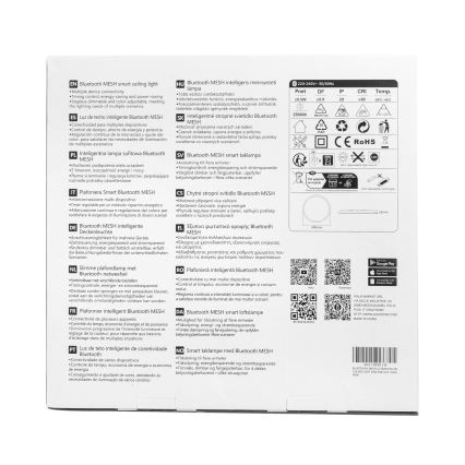 Aigostar - LED RGBW Stmievateľné stropné svietidlo MESH LED/36W/230V 3000-6500K biela + diaľkové ovládanie