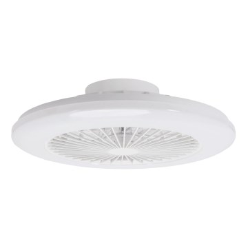 Aigostar - LED RGBW Stmievateľné stropné svietidlo s ventilátorom MESH LED/40W/230V 2700-6500K biela + diaľkové ovládanie