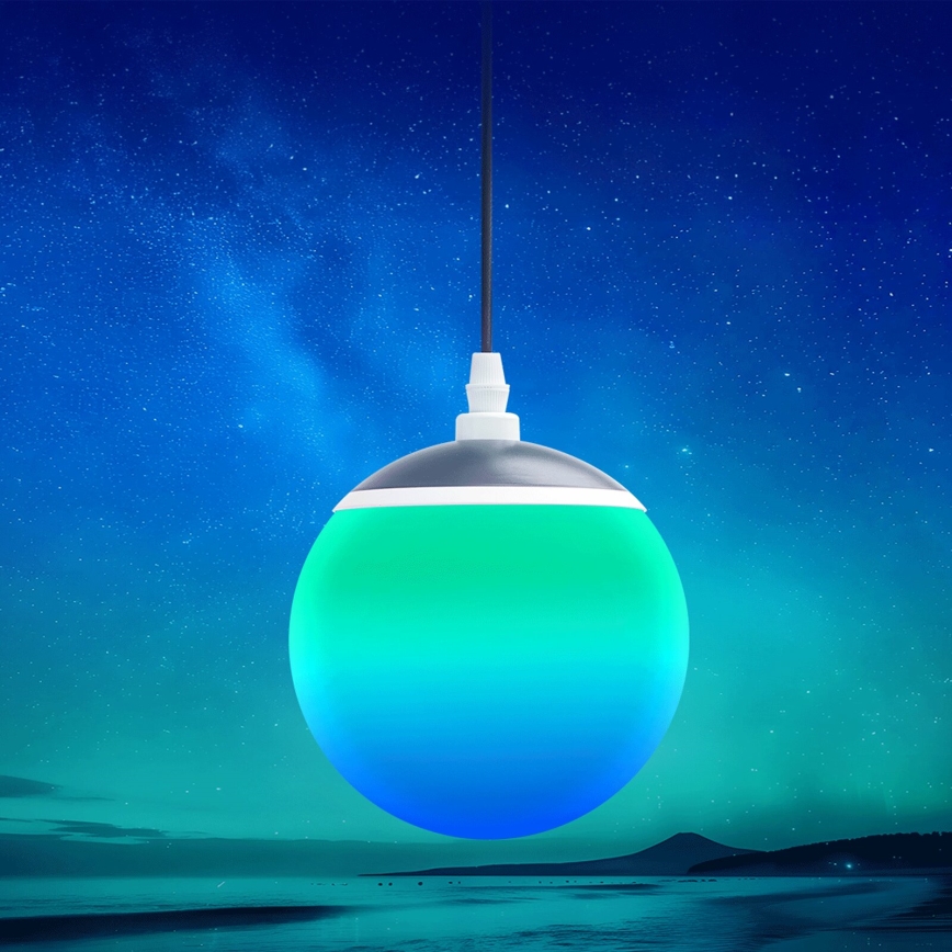 Aigostar - LED RGBW Stmievateľný luster na lanku MESH LED/8W/230V 2700-6500K biela + diaľkové ovládanie