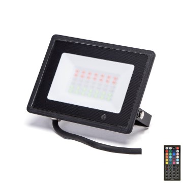 Aigostar - LED RGBW stmievateľný reflektor LED/30W/230V IP65 + diaľkové ovládanie