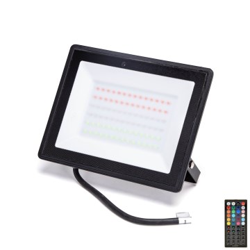 Aigostar - LED RGBW stmievateľný reflektor LED/50W/230V IP65 + diaľkové ovládanie