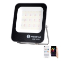 Aigostar - LED RGBW Stmievateľný reflektor MESH Smart LED/30W/230V 6500K IP65 + diaľkové ovládanie