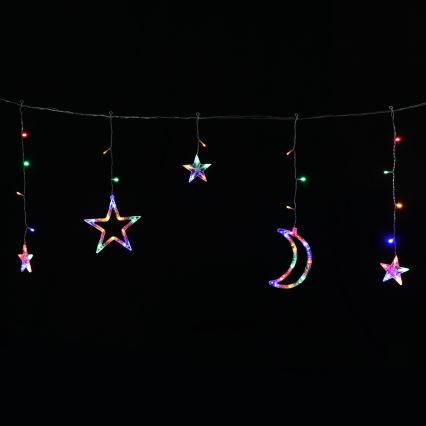 Aigostar - LED solárna vianočná reťaz 120xLED/8 funkcií 3x0,6 m 500 mAh IP65 viacfarebná