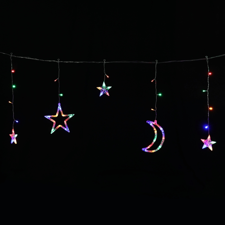 Aigostar - LED solárna vianočná reťaz 120xLED/8 funkcií 3x0,6 m 500 mAh IP65 viacfarebná