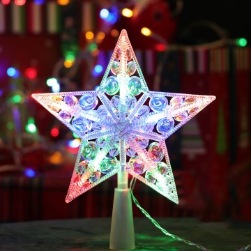 Aigostar - LED RGBY Vianočná dekorácia 16xLED/3xAA hviezda