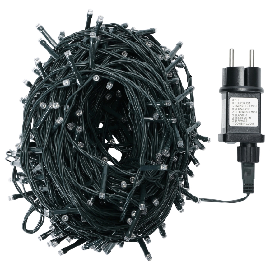 Aigostar - LED vonkajší vianočný reťaz 300xLED 30 m IP44 viacfarebný