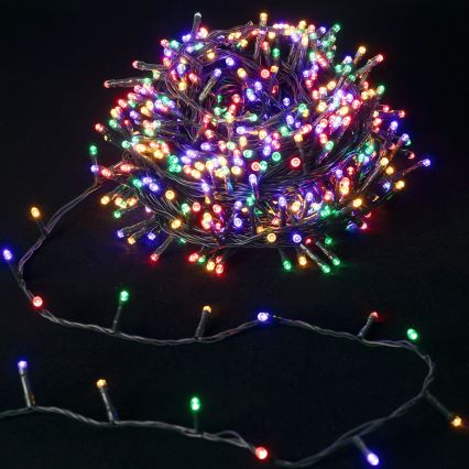 Aigostar - LED RGBY Vonkajší vianočný reťaz 600xLED/8 funkcií 30 m IP44